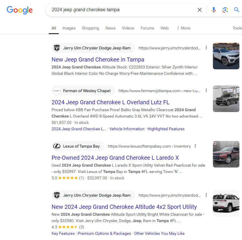 Dealership SEO Audit